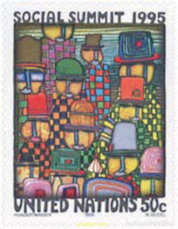 Selos: 141356 MNH NACIONES UNIDAS. Nueva York 1995 CIMERA SOCIAL