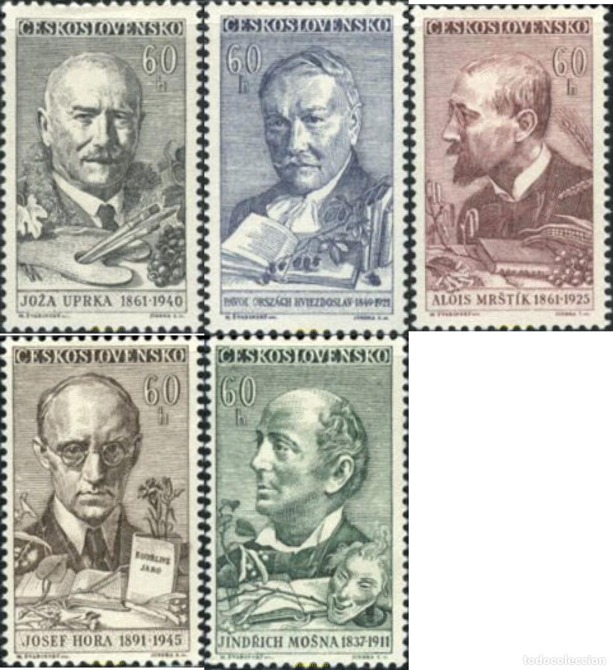 Selos: 175999 MNH CHECOSLOVAQUIA 1961 PERSONAJES