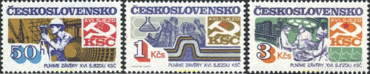 Sellos: 197742 MNH CHECOSLOVAQUIA 1983 PROGRESOS SOCIALISTAS