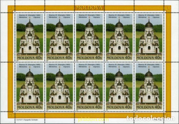 Sellos: 182578 MNH MOLDAVIA 2005 EDIFICIOS RELIGIOSOS - Foto 1