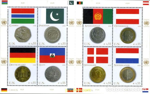 Selos: 192188 MNH NACIONES UNIDAS. Viena 2006 BANDERAS Y MONEDAS