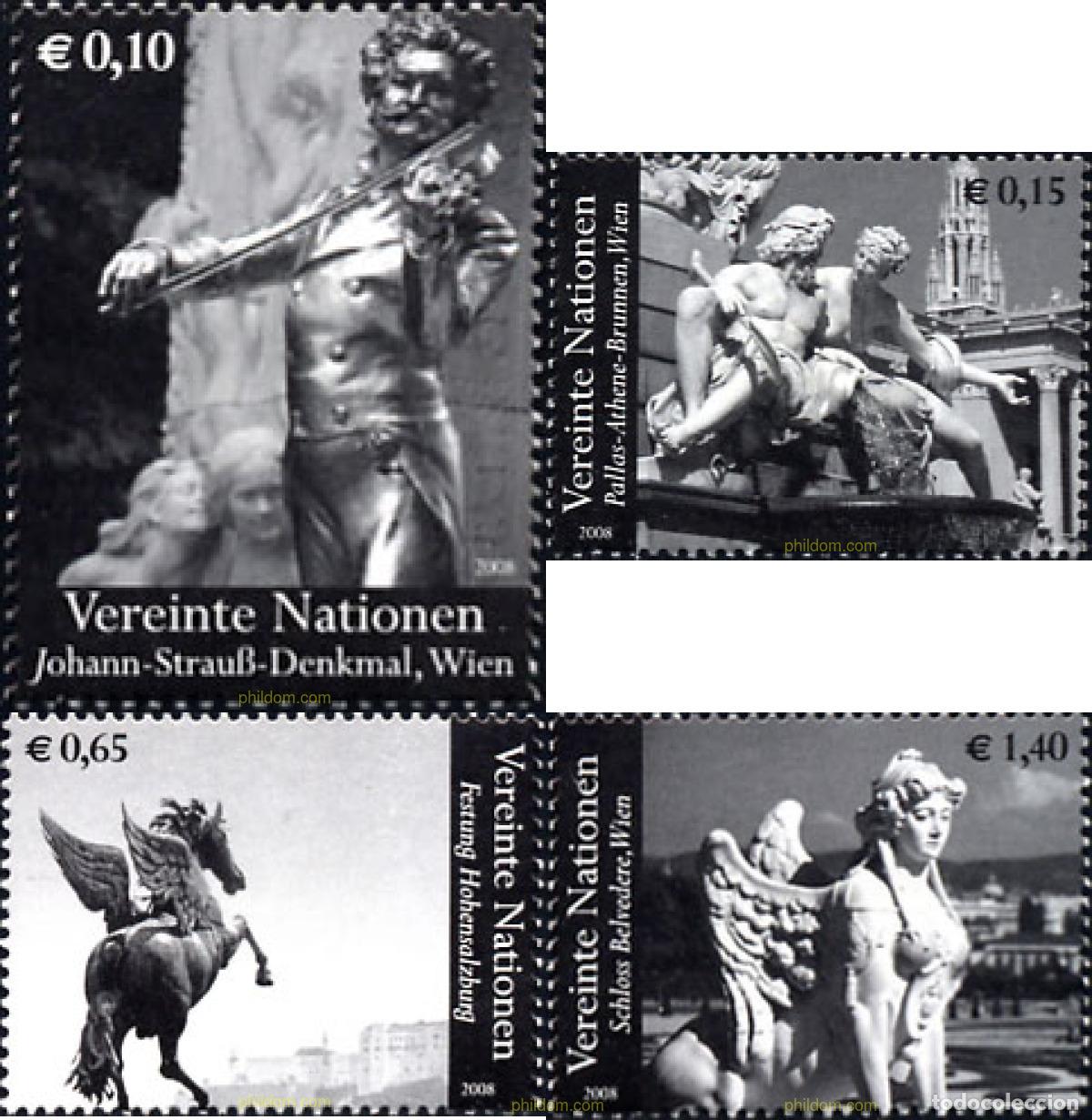 Selos: 213146 MNH NACIONES UNIDAS. Viena 2008 ESTATUAS