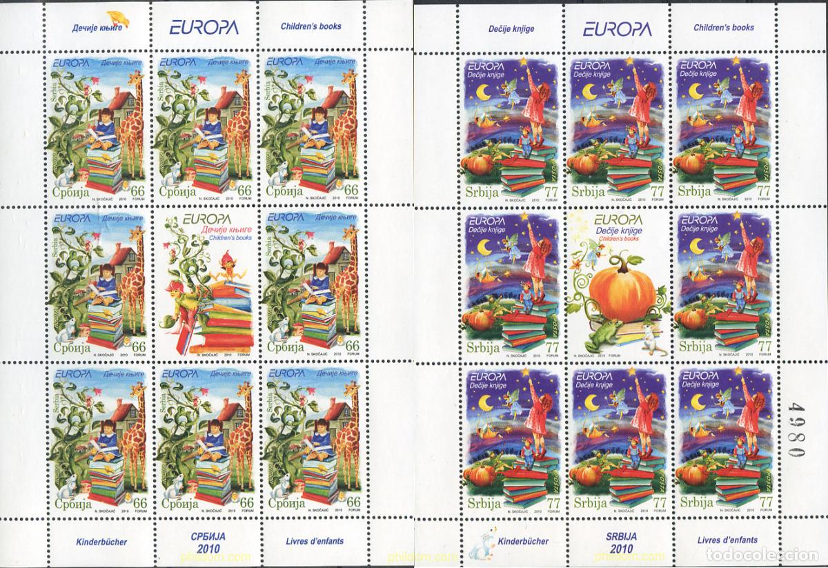 Sellos: 267212 MNH SERBIA 2010 EUROPA CEPT 2010 - LIBROS INFANTILES