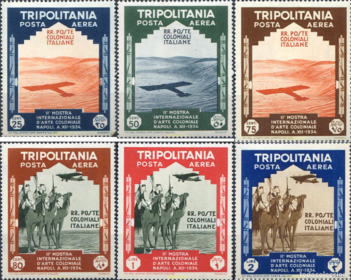 Briefmarken: 366061 HINGED TRIPOLITANIA 1934 II MUESTRA INTERNACIONAL DE ARTE COLONIAL EN NAPOLES