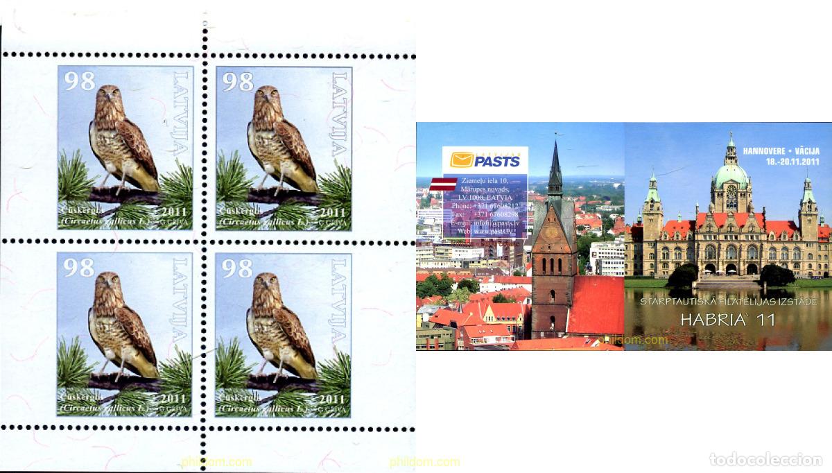 Sellos: 277422 MNH LETONIA 2011 PAJAROS - Foto 1