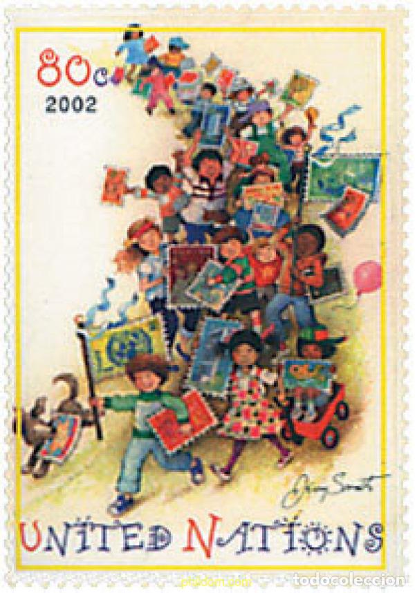 Stamps: 87896 MNH NACIONES UNIDAS. Nueva York 2002 JOVENES COLECCIONISTAS