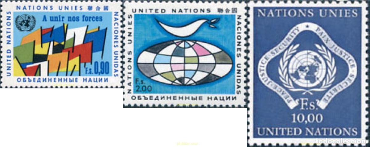 Stamps: 360227 MNH NACIONES UNIDAS. Ginebra 1969 MOTIVOS VARIOS