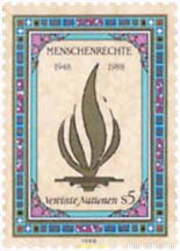 Stamps: 311389 MNH NACIONES UNIDAS. Viena 1988 40 ANIVERSARIO DE LA DECLARACION UNIVERSAL DE LOS DERECHOS H