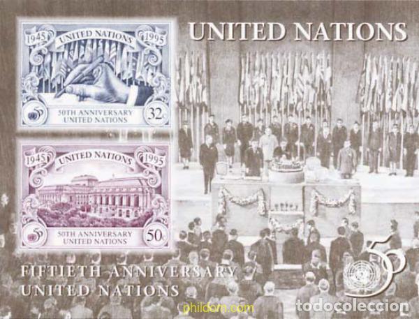 Stamps: 141360 MNH NACIONES UNIDAS. Nueva York 1995 50 ANIVERSARIO DE LAS NACIONES UNIDAS