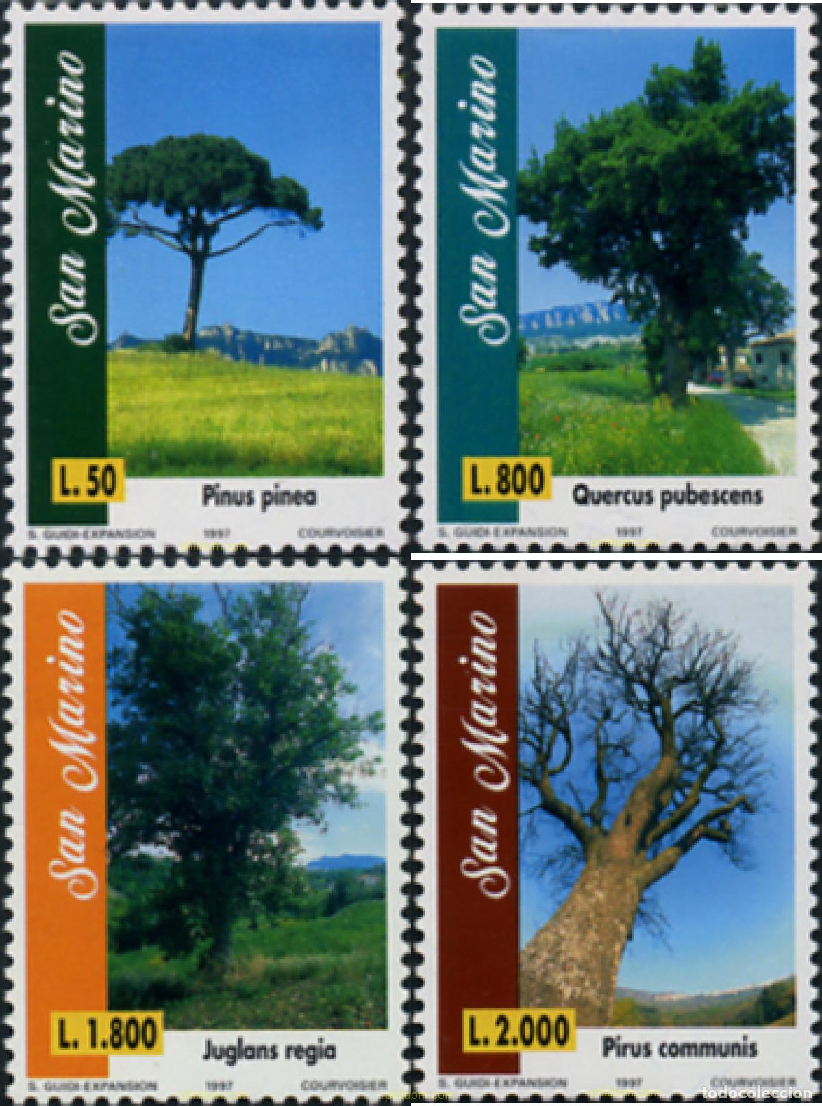 Stamps: 141499 MNH SAN MARINO 1997 ARBOLES MONUMENTALES