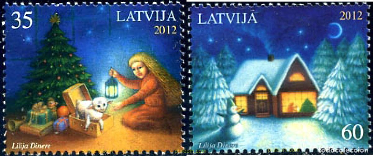 Sellos: 298251 MNH LETONIA 2012 NAVIDAD - Foto 1