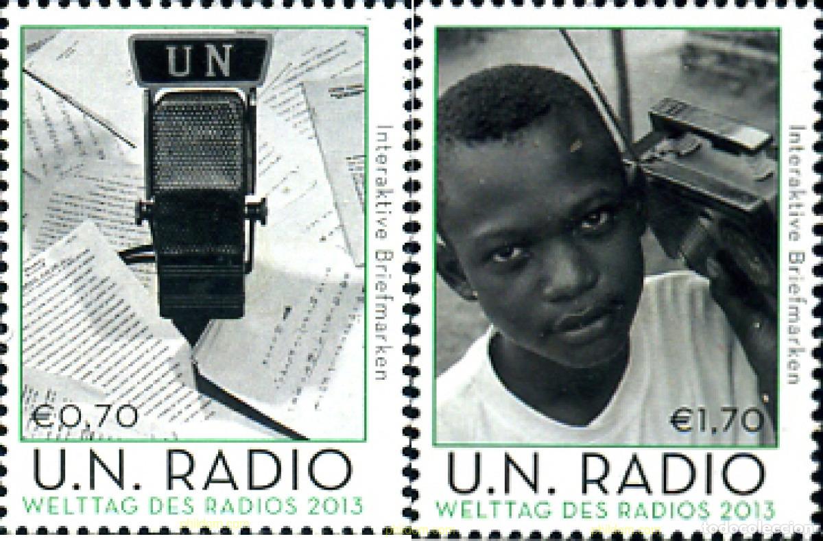 Stamps: 300191 MNH NACIONES UNIDAS. Viena 2013 DIA MUNDIAL DE LA RADIO