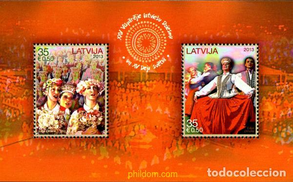 Sellos: 307604 MNH LETONIA 2013 FLOLKLORE - Foto 1