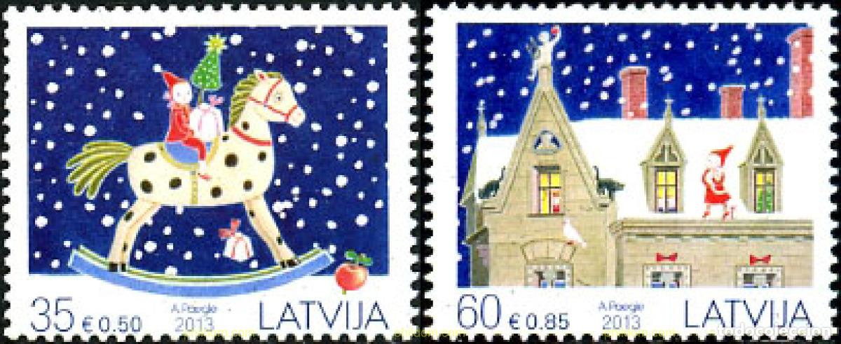 Sellos: 314965 MNH LETONIA 2013 NAVIDAD - Foto 1