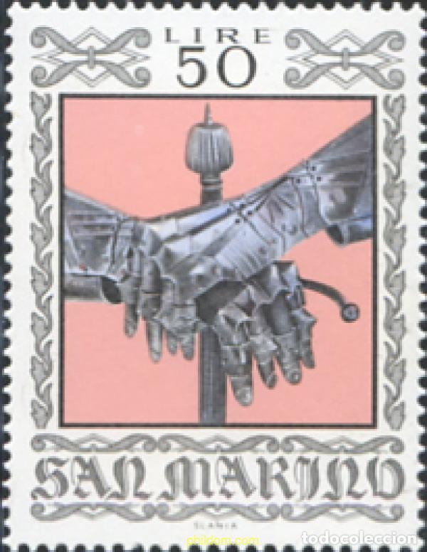 Selos: 702809 MNH SAN MARINO 1974 ARMAS Y ARMADURAS ANTIGUAS