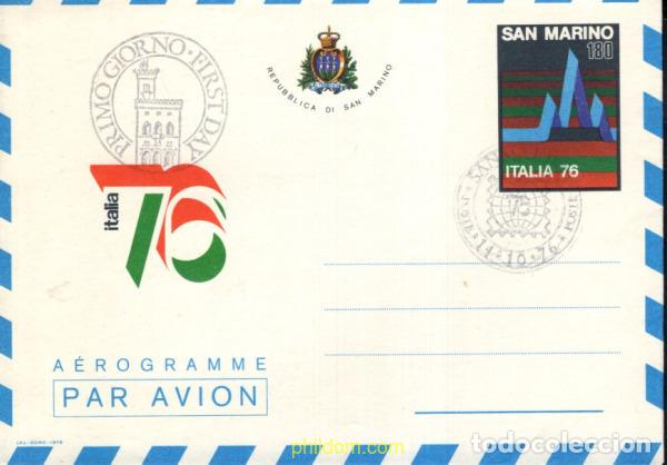 Briefmarken: 715208 MNH SAN MARINO 1976 EXPOSICION FILATELICA. ITALIA 1976