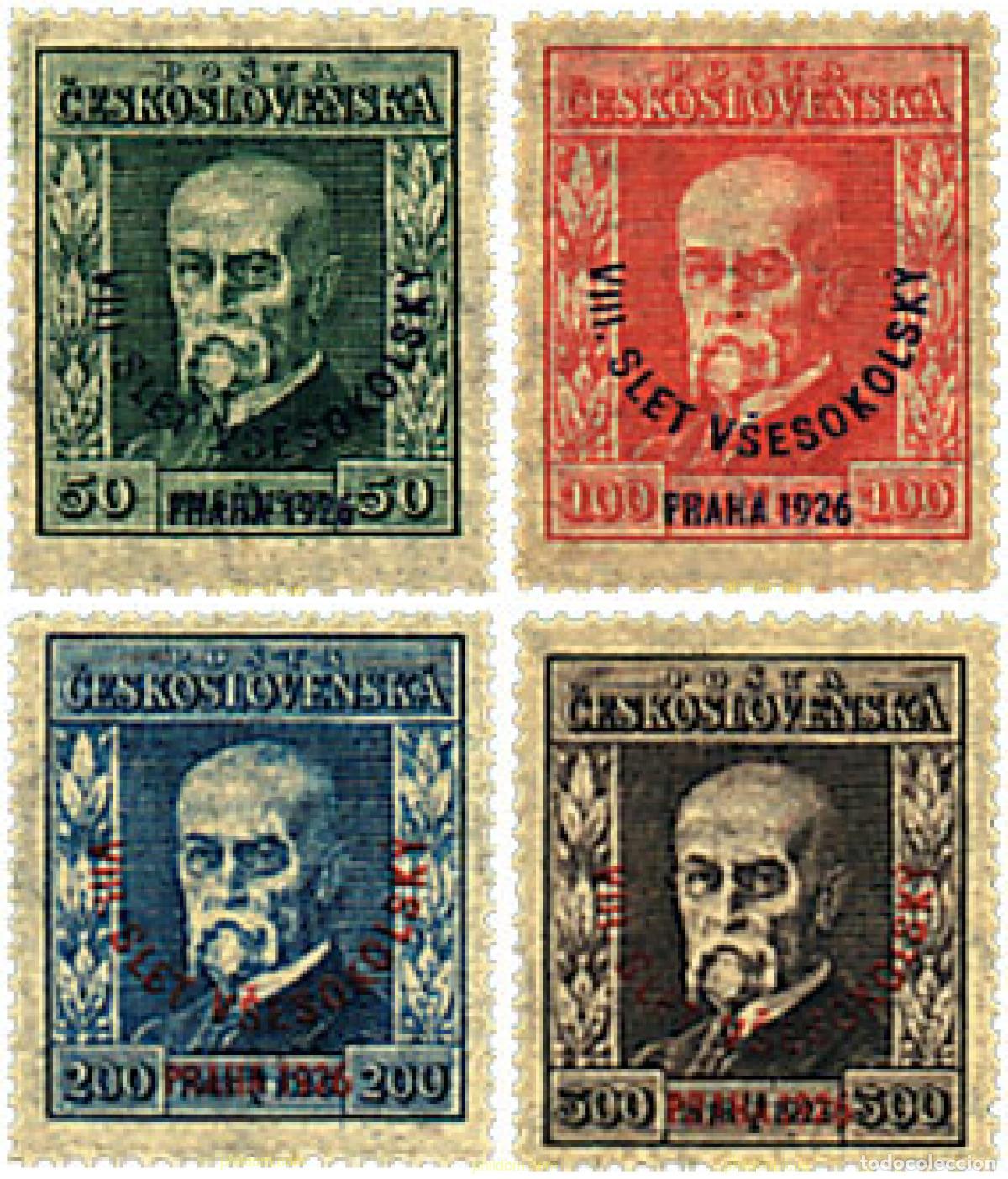 Briefmarken: 722369 HINGED CHECOSLOVAQUIA 1926 8 FESTIVAL DE LOS SOKOLS