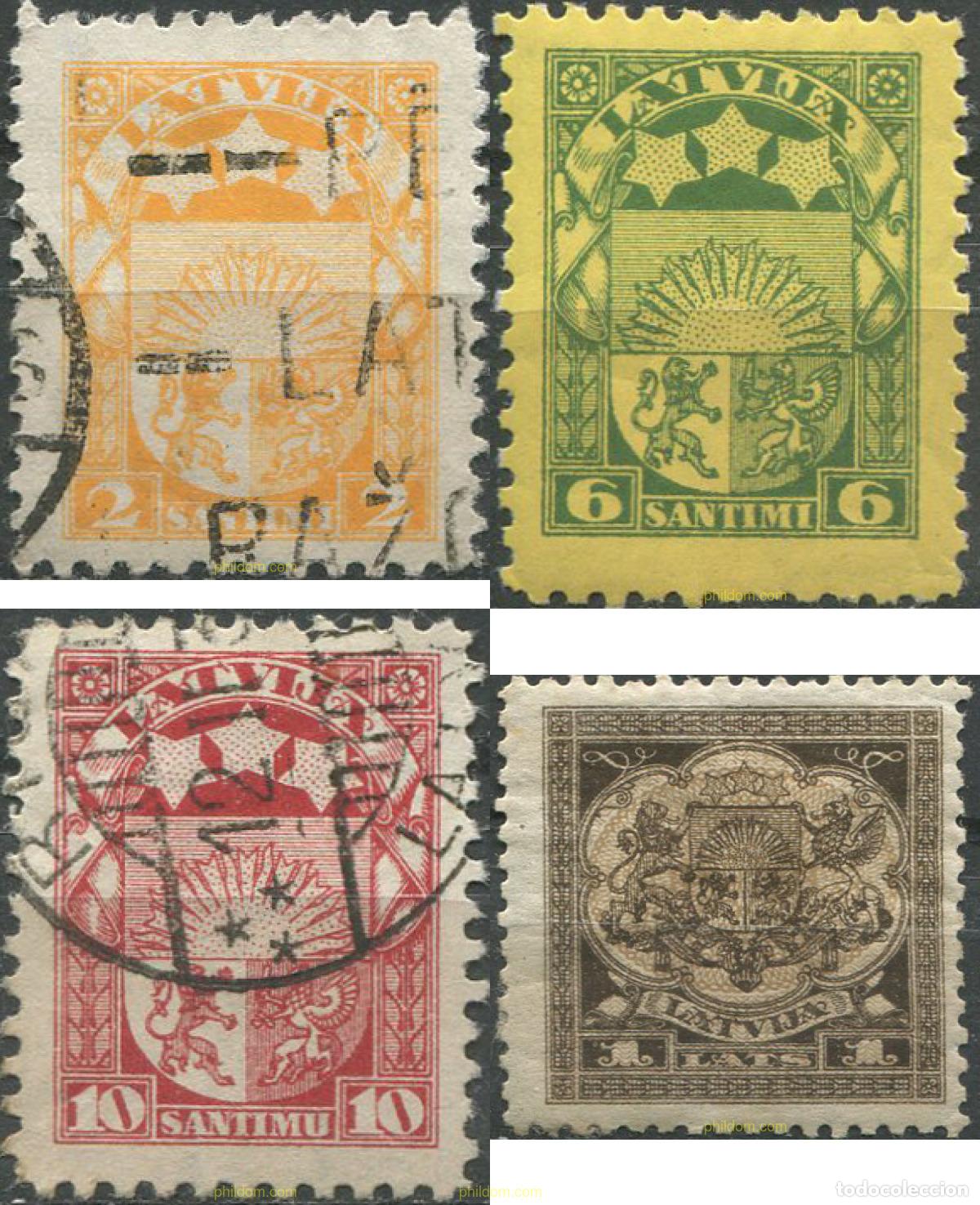 Sellos: 693318 HINGED LETONIA 1927 ESCUDOS - Foto 1