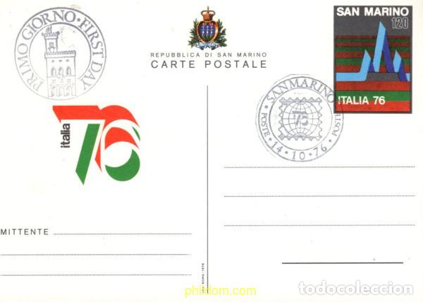 Selos: 716079 MNH SAN MARINO 1976 EXPOSICION FILATELICA. ITALIA 1976