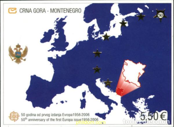 Selos: 189958 MNH MONTENEGRO 2006 50 ANIVERSARIO DEL PRIMER SELLO DE EUROPA