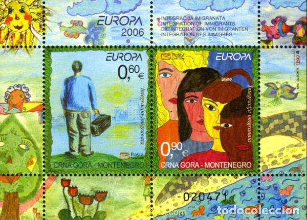 Selos: 191669 MNH MONTENEGRO 2006 EUROPA CEPT. LA INTEGRACION DE LOS INMIGRANTES SEGUN LA VISION DE LA GEN