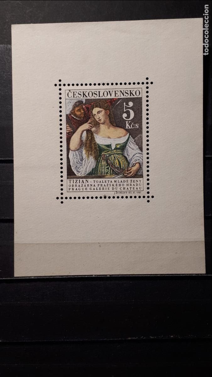 Selos: CHECOSLOVAQUIA. A&Ntilde;O 1965. (*). YVERT H.B. 26