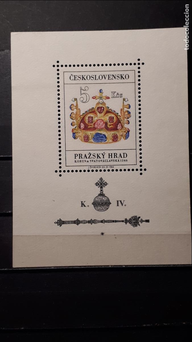 Selos: CHECOSLOVAQUIA. A&Ntilde;O 1966. (*). YVERT H.B. 28