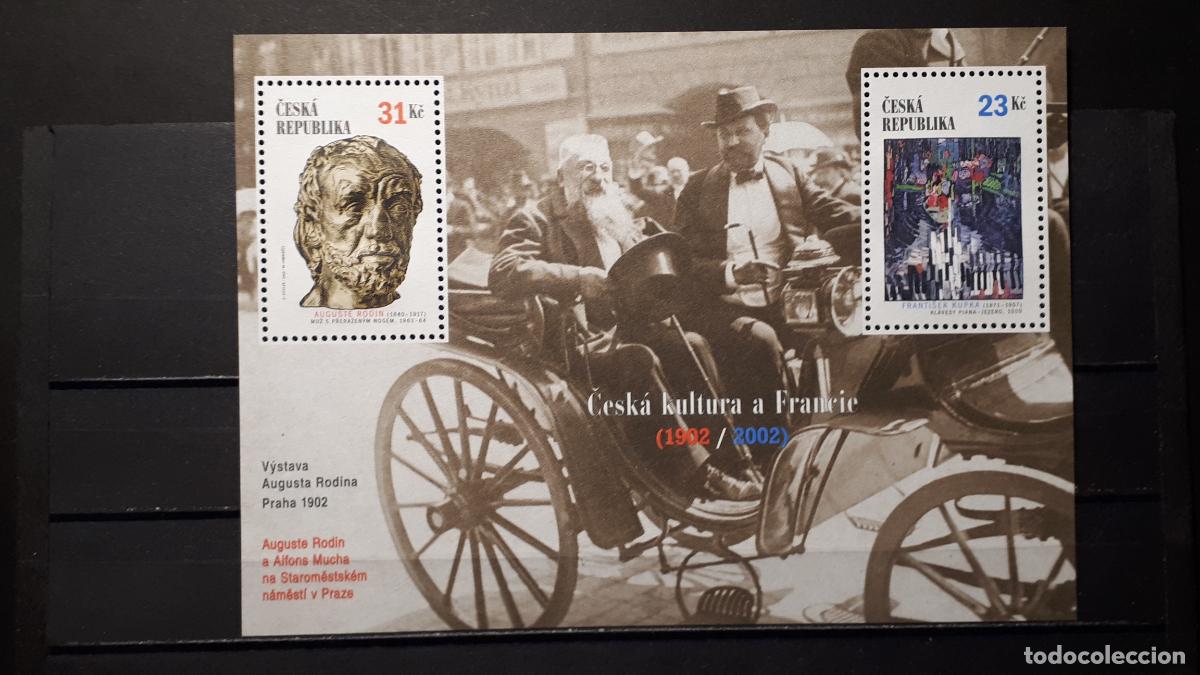 Selos: REPUBLICA CHECA . A&Ntilde;O 2002. (*). YVERT H.B. 14