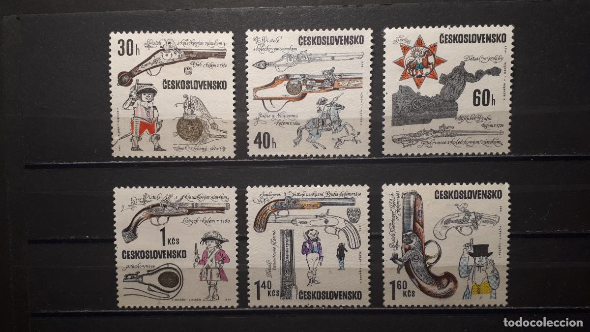 Briefmarken: CHECOSLOVAQUIA. A&Ntilde;O 1969. (*). YVERT 1701/6