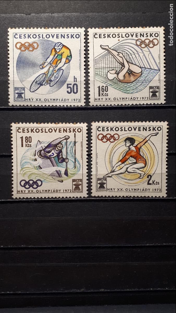 Stamps: CHECOSLOVAQUIA. A&Ntilde;O 1972. **. YVERT 1911/4