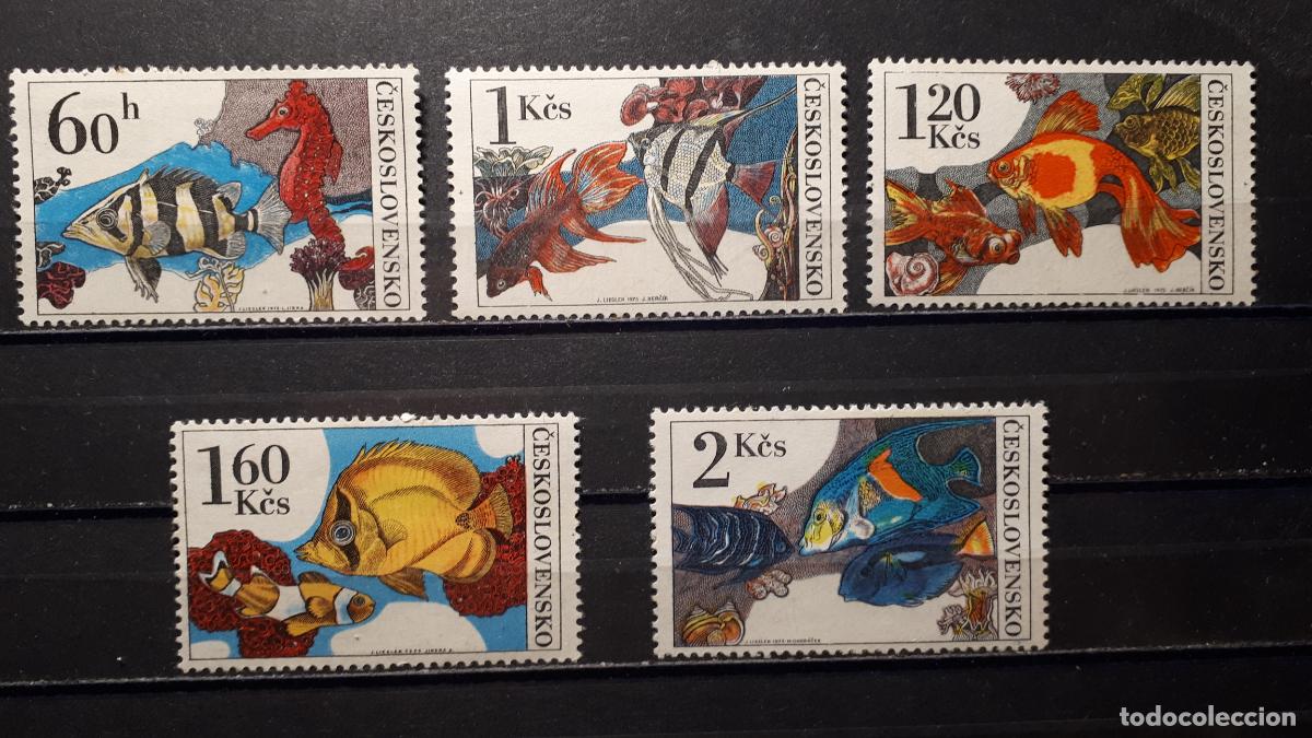 Stamps: CHECOSLOVAQUIA. A&Ntilde;O 1975. **. YVERT 2105/9