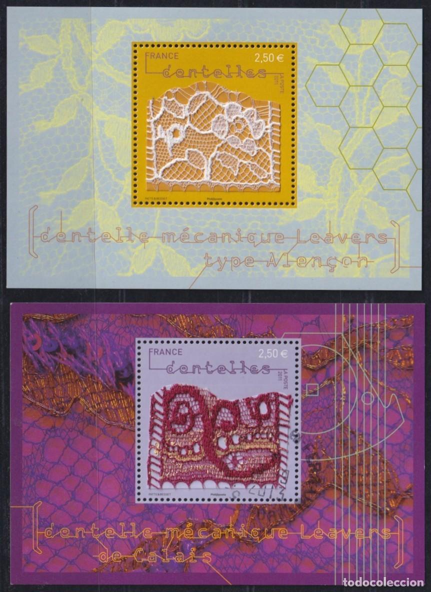 Stamps: F-EX55314 FRANCE MNH 2011 TRADITIONAL LACE SHEET.