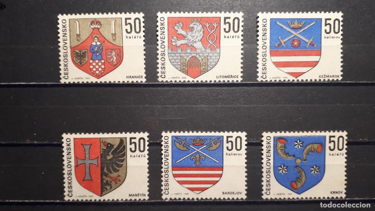 Stamps: CHECOSLOVAQUIA. A&Ntilde;O 1969. (*). YVERT 1750/5