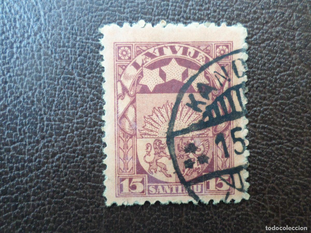 Sellos: *letonia, 1923, escudos, Yvert 100 - Foto 1