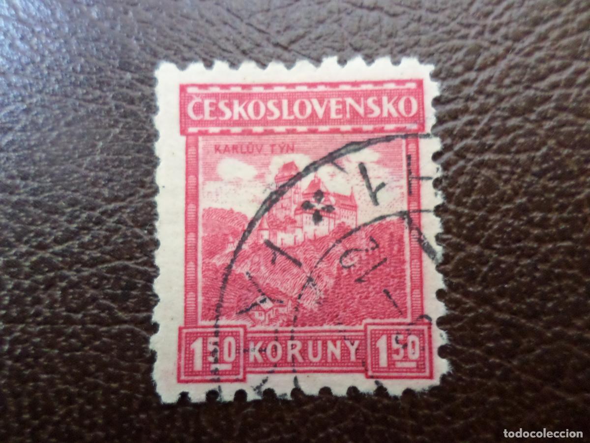 Sellos: .checoslovaquia, 1926, castillo de karluv tyn, Yvert 233