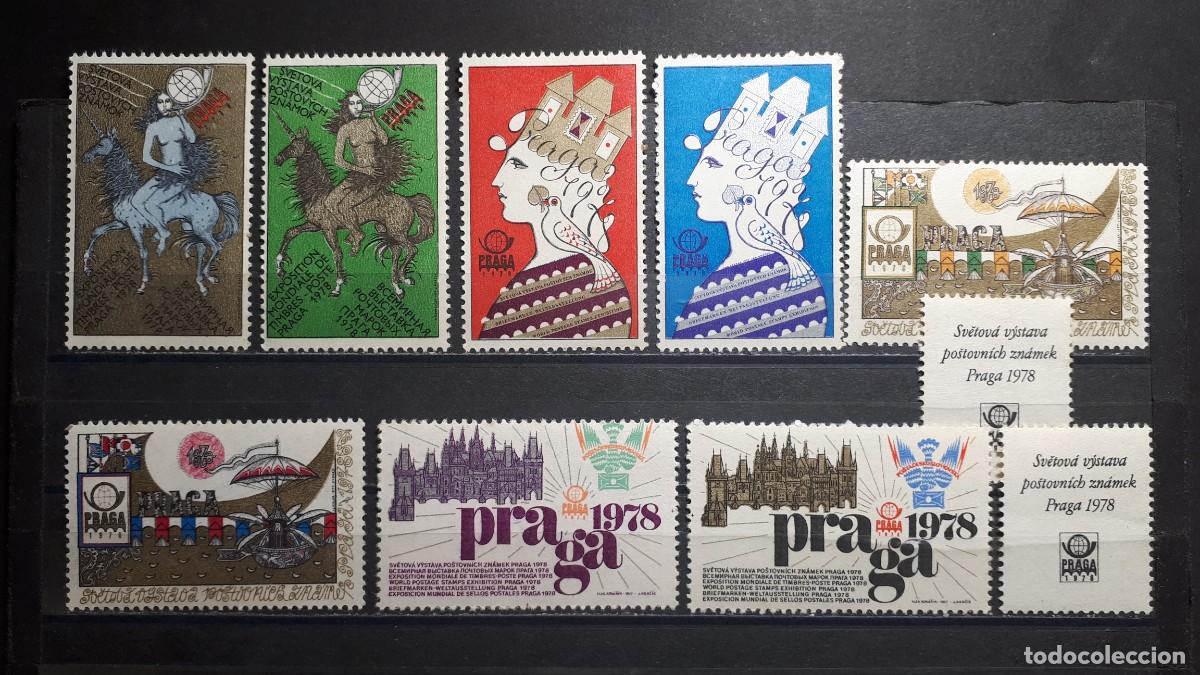 Selos: CHECOSLOVAQUIA. A&Ntilde;O 1978. **. VI&Ntilde;ETAS