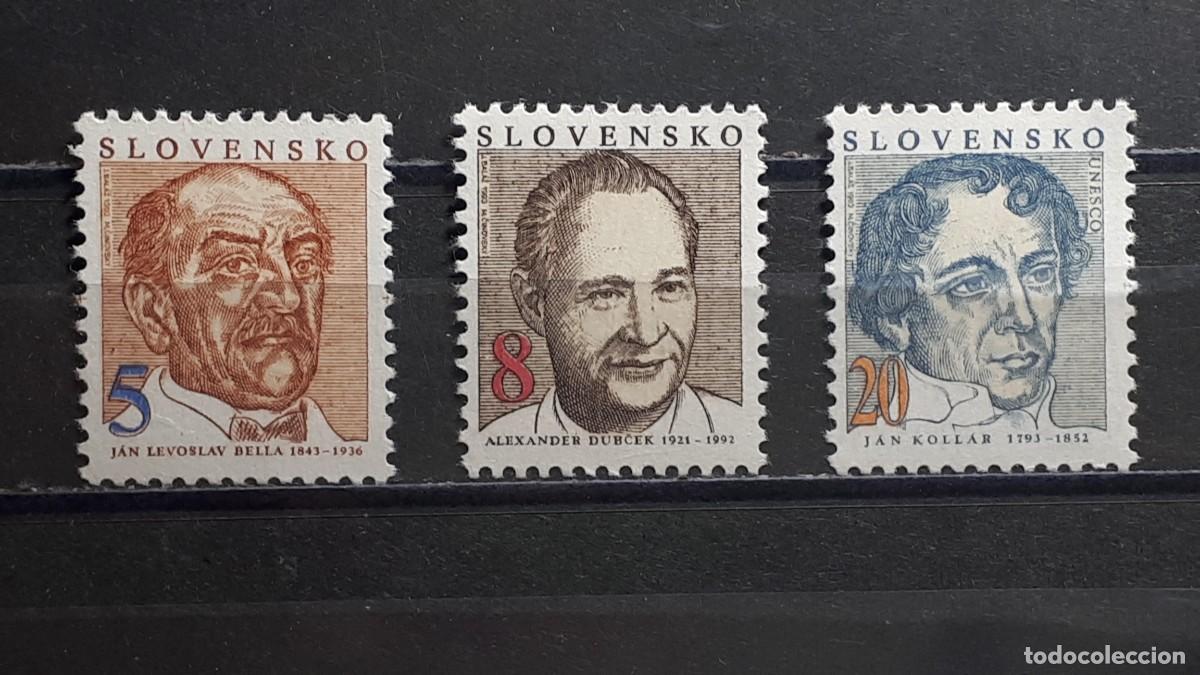 Selos: ESLOVAQUIA. A&Ntilde;O 1993. **. YVERT 137/9