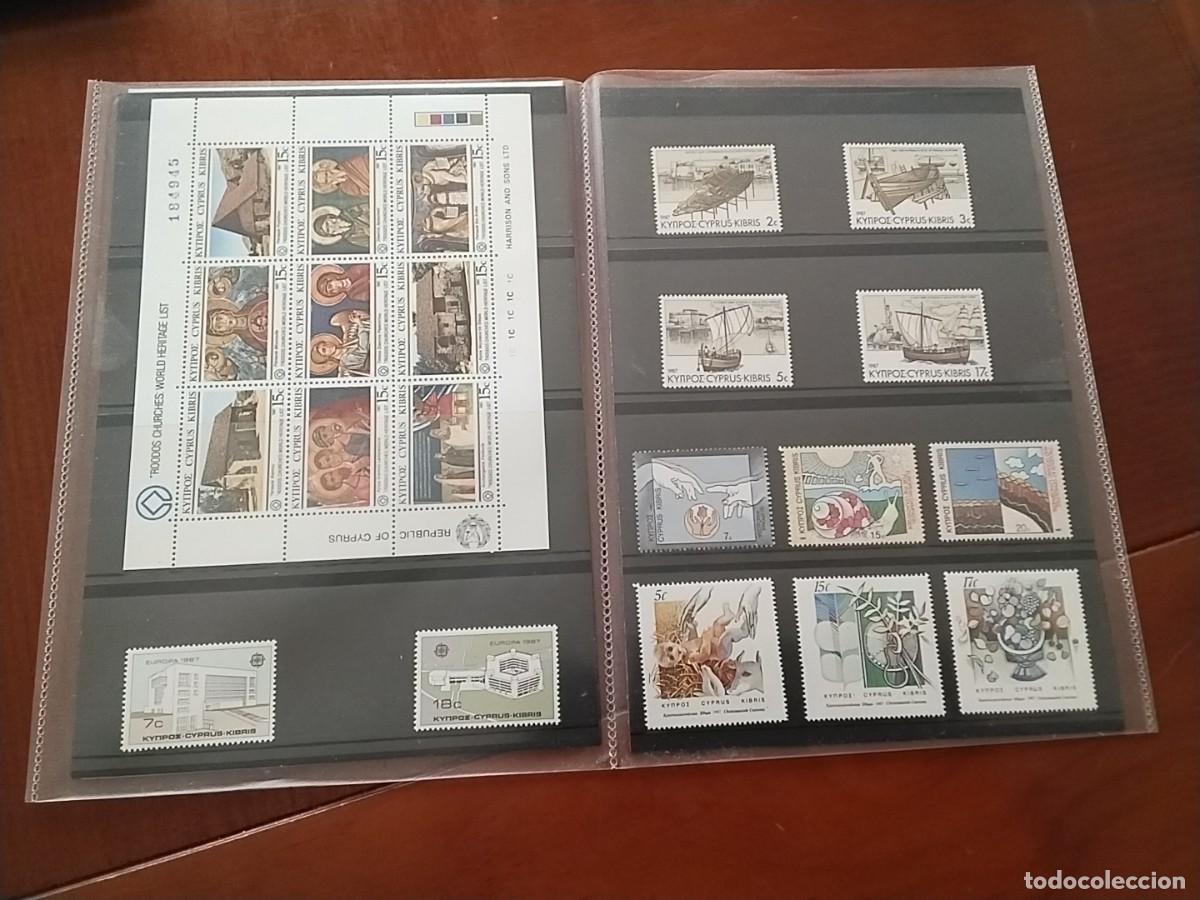 Sellos: Sellos Chipre 1987 completo - Foto 2