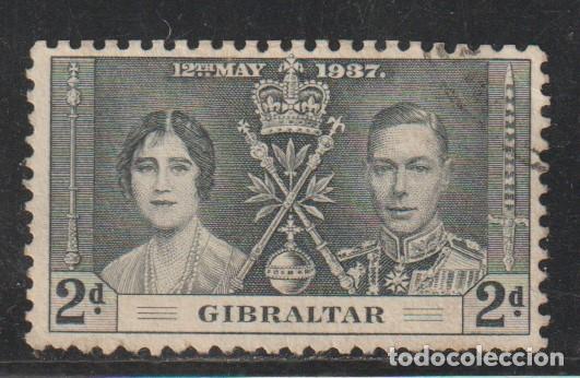 Sellos: GIBRALTAR // YVERT 100 // 1937 ... USADO - Foto 1