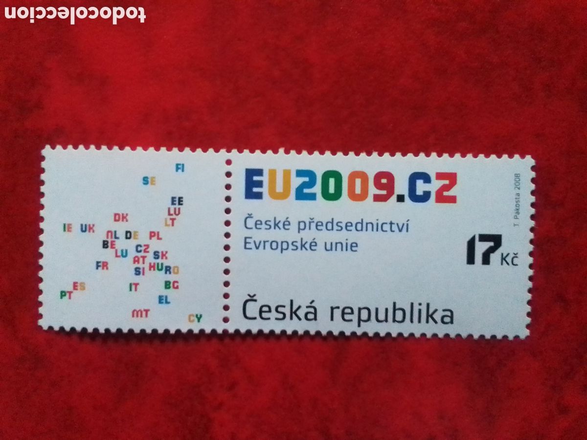 Sellos: &rdquo;EU2009.CZ&rdquo; Republica Checa - Foto 1