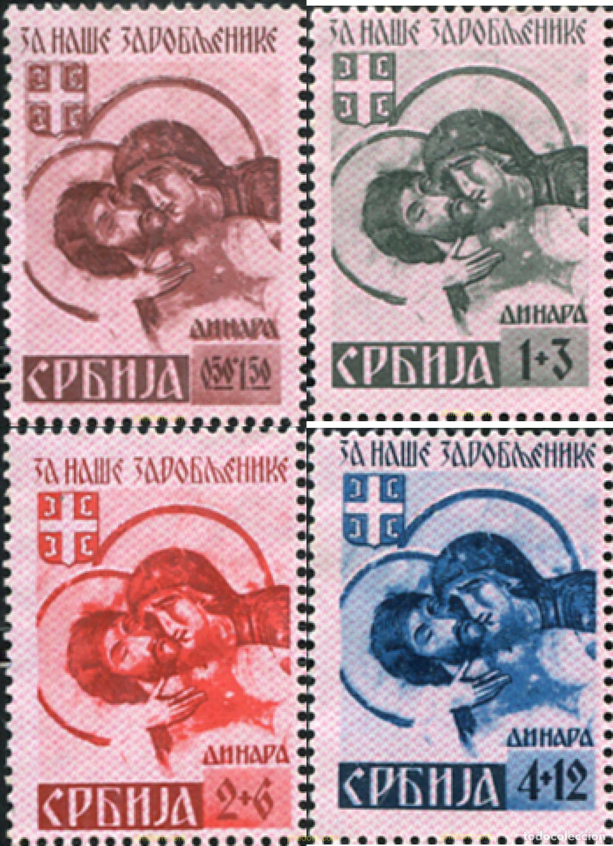 Briefmarken: 721697 HINGED SERBIA 1941 EN BENEFICIO DE LOS PRISIONEROS DE GUERRA