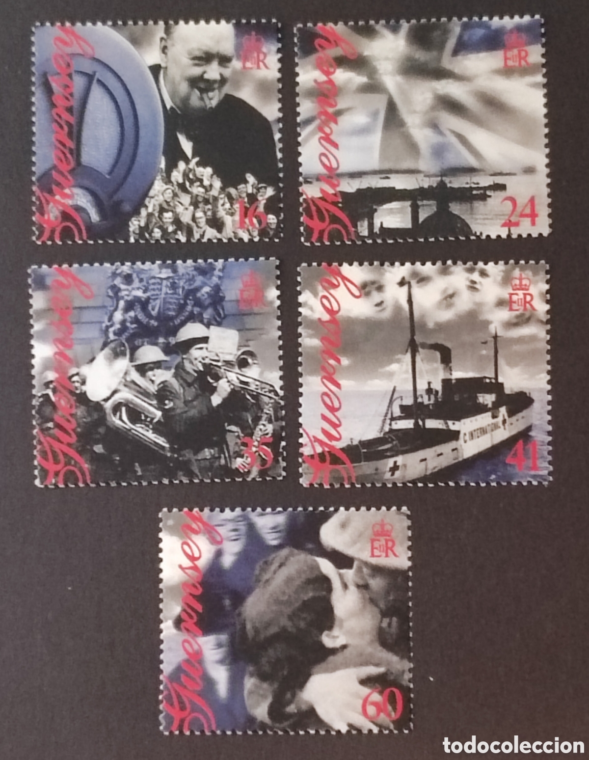 Briefmarken: Guernsey. 1995. 60 aniversario de la liberaci&oacute;n
