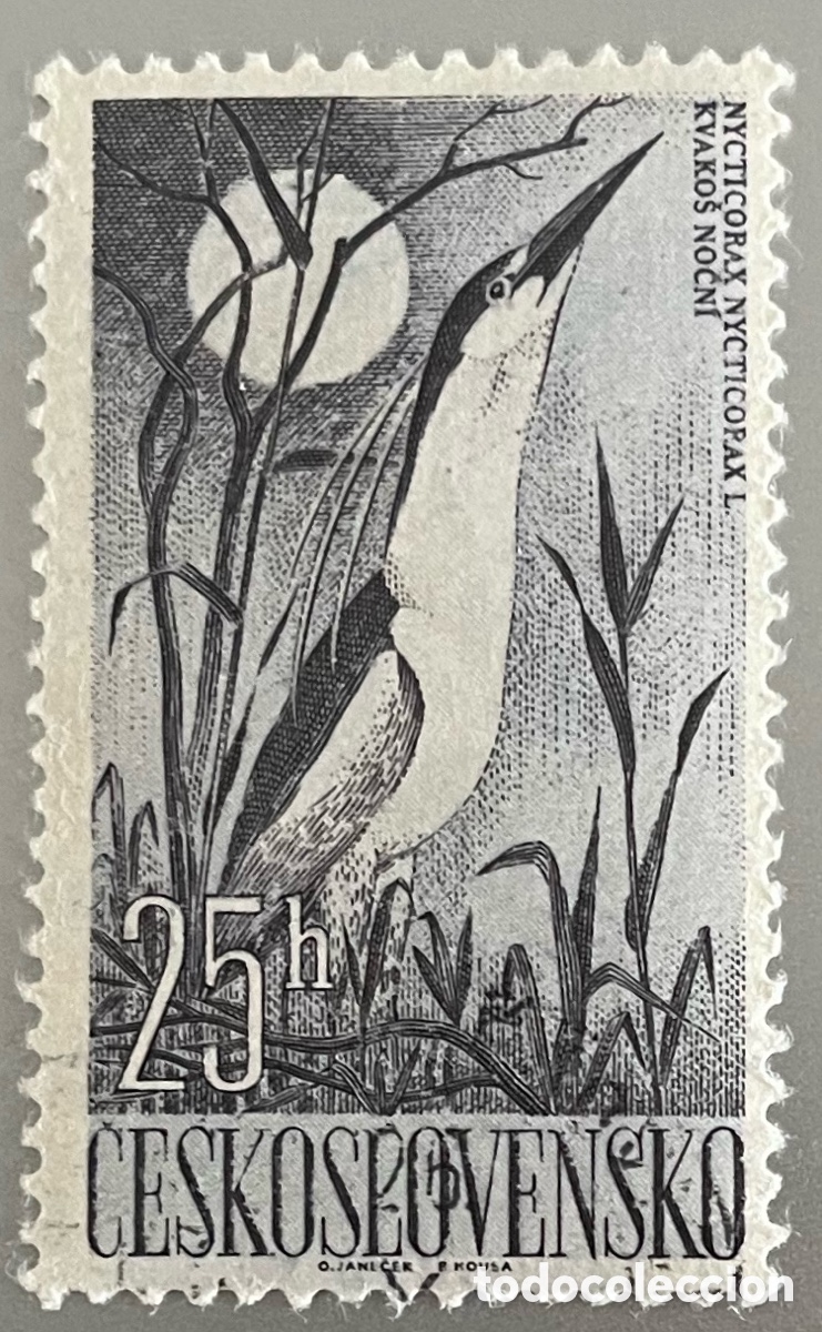 Briefmarken: Checoslovaquia. Aves acu&aacute;ticas. 1960