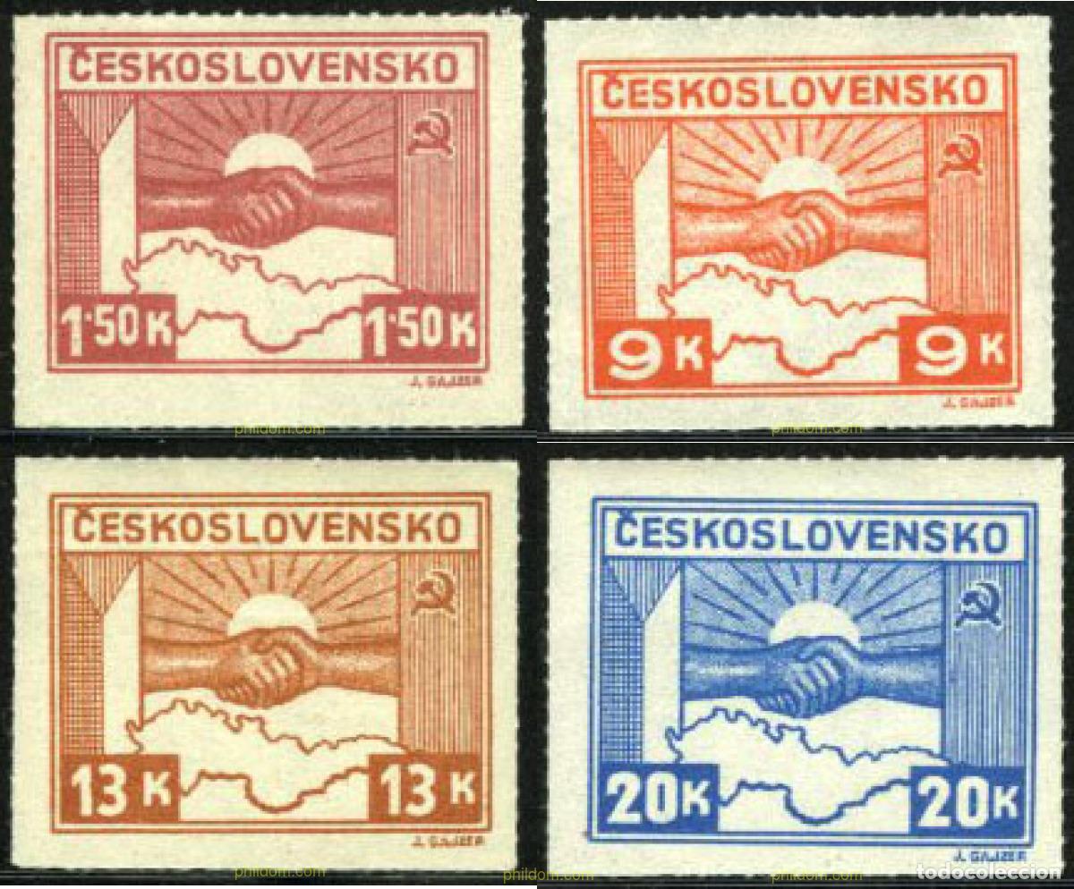 Stamps: 176743 MNH CHECOSLOVAQUIA 1945 EMISION DE KOSICE