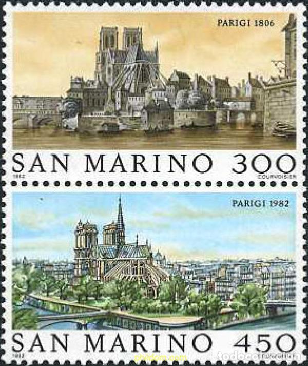 Stamps: 141169 MNH SAN MARINO 1982 LAS GRANDES CIUDADES DEL MUNDO. PARIS