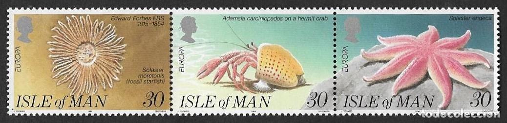 Briefmarken: SMI) 1986 ISLE OF MAN, EUROPEAN ISSUE, SEA LIFE, MNH