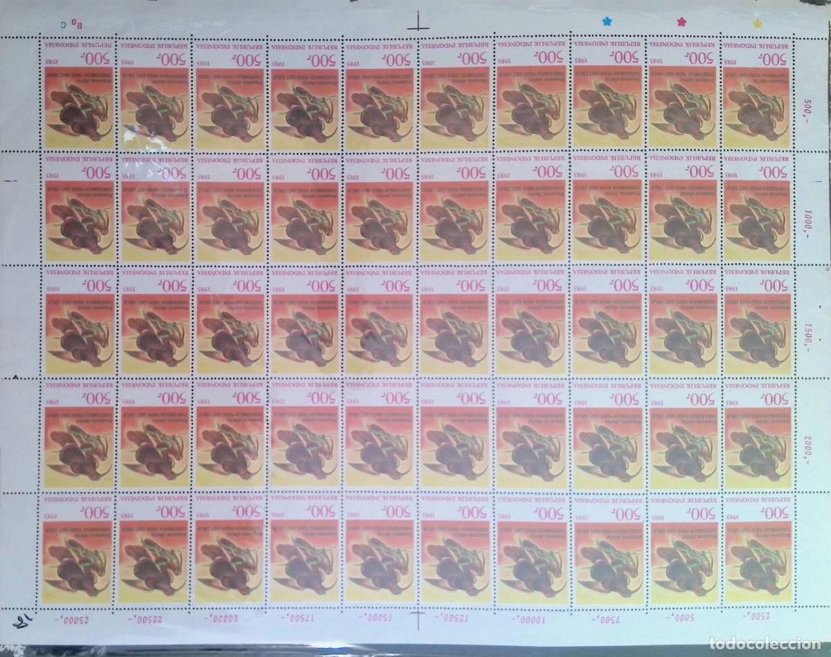 Sellos: KV)KV)INDONESIA, FULL SHEET, WITH&nbsp;ERROR. - Foto 1