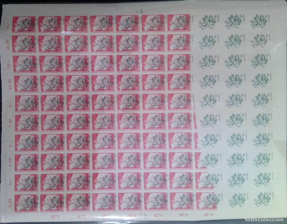 Sellos: KV)INDONESIA, FULL SHEET, WITH ERROR, IMAGE&nbsp;SHIFTED. - Foto 1
