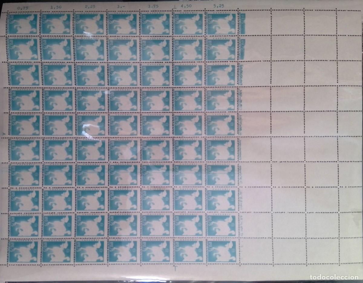 Sellos: KV)INDONESIA, FULL SHEET, WITH ERROR, IMAGE&nbsp;SHIFTED. - Foto 1