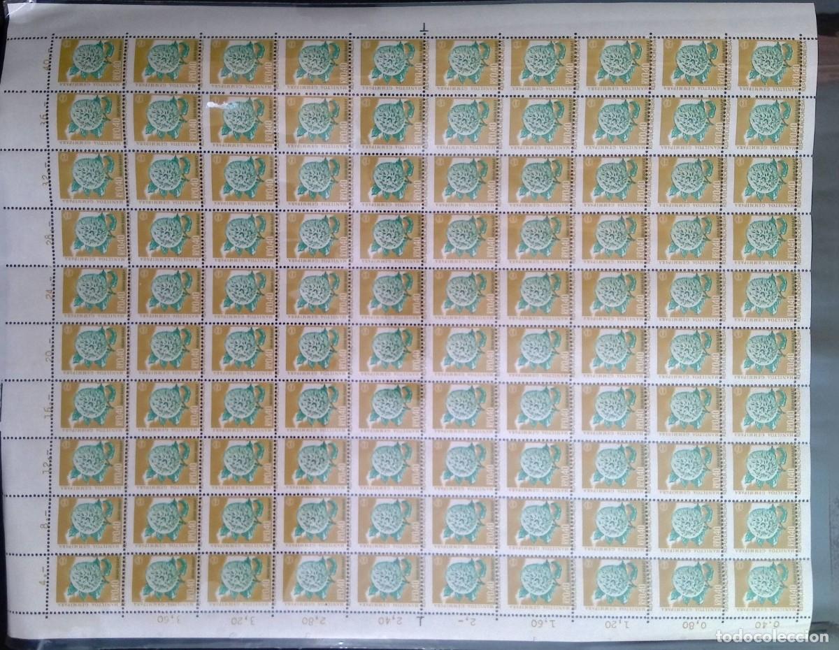 Sellos: KV)INDONESIA, FULL SHEET, WITH ERROR, IMAGE&nbsp;SHIFTED. - Foto 1